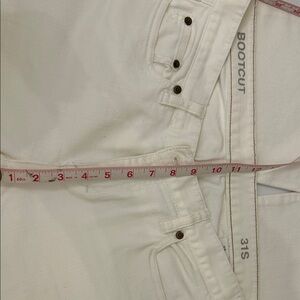 J. Crew Women’s Bootcut Jeans in White